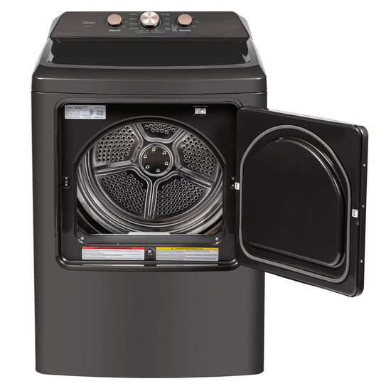 Midea 7.0 cu. ft. Electric Dryer, Metallic Grey - MLTE47A5BGG