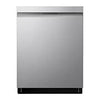 LG 24 Inch Top Control Dishwasher with TrueSteam and QuadWash, Stainless Steel - LDP6810SS