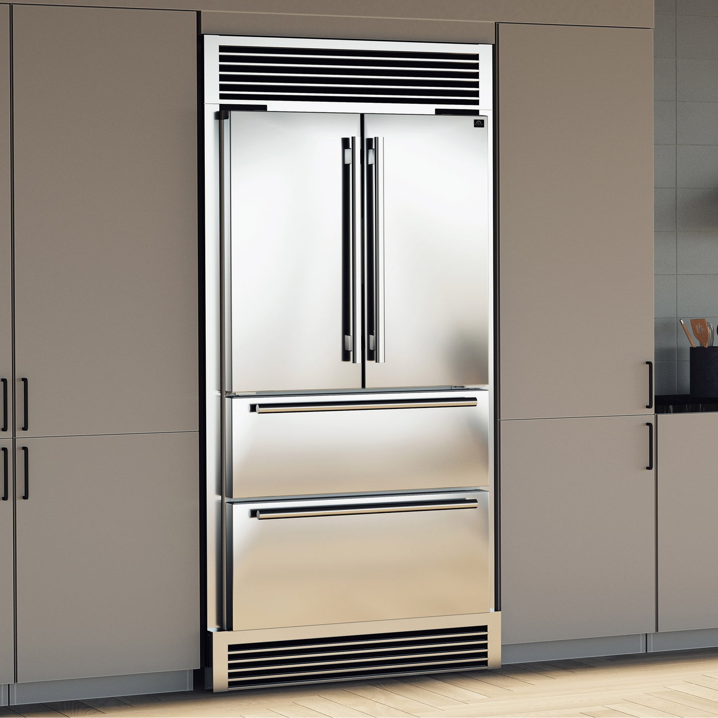 Forno Moena French Door Refrigerator - FFRBI1820-40SG