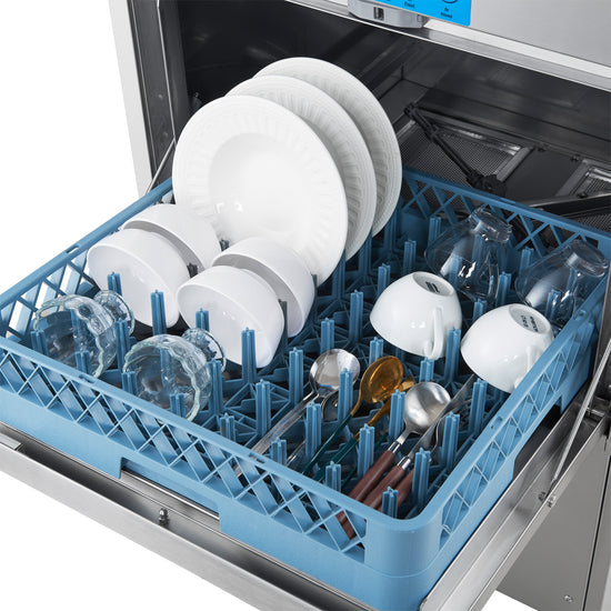 Forno 24 in. Commercial Under-Counter Dishwasher, Stainless Steel - FCMDW0024