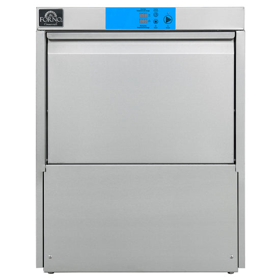 Forno 24 in. Commercial Under-Counter Dishwasher, Stainless Steel - FCMDW0024