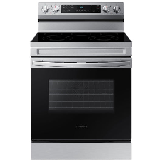 Samsung 30 Inch Freestanding Electric Range with Air Fry, 6.3 cu. ft. - NE63A6515SS/AC