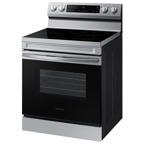 Samsung 30 Inch Freestanding Electric Range with Air Fry, 6.3 cu. ft. - NE63A6515SS/AC