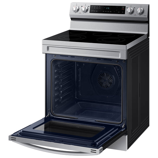 Samsung 30 Inch Freestanding Electric Range with Air Fry, 6.3 cu. ft. - NE63A6515SS/AC