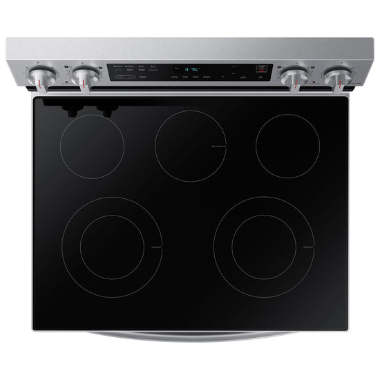 Samsung 30 Inch Freestanding Electric Range with Air Fry, 6.3 cu. ft. - NE63A6515SS/AC