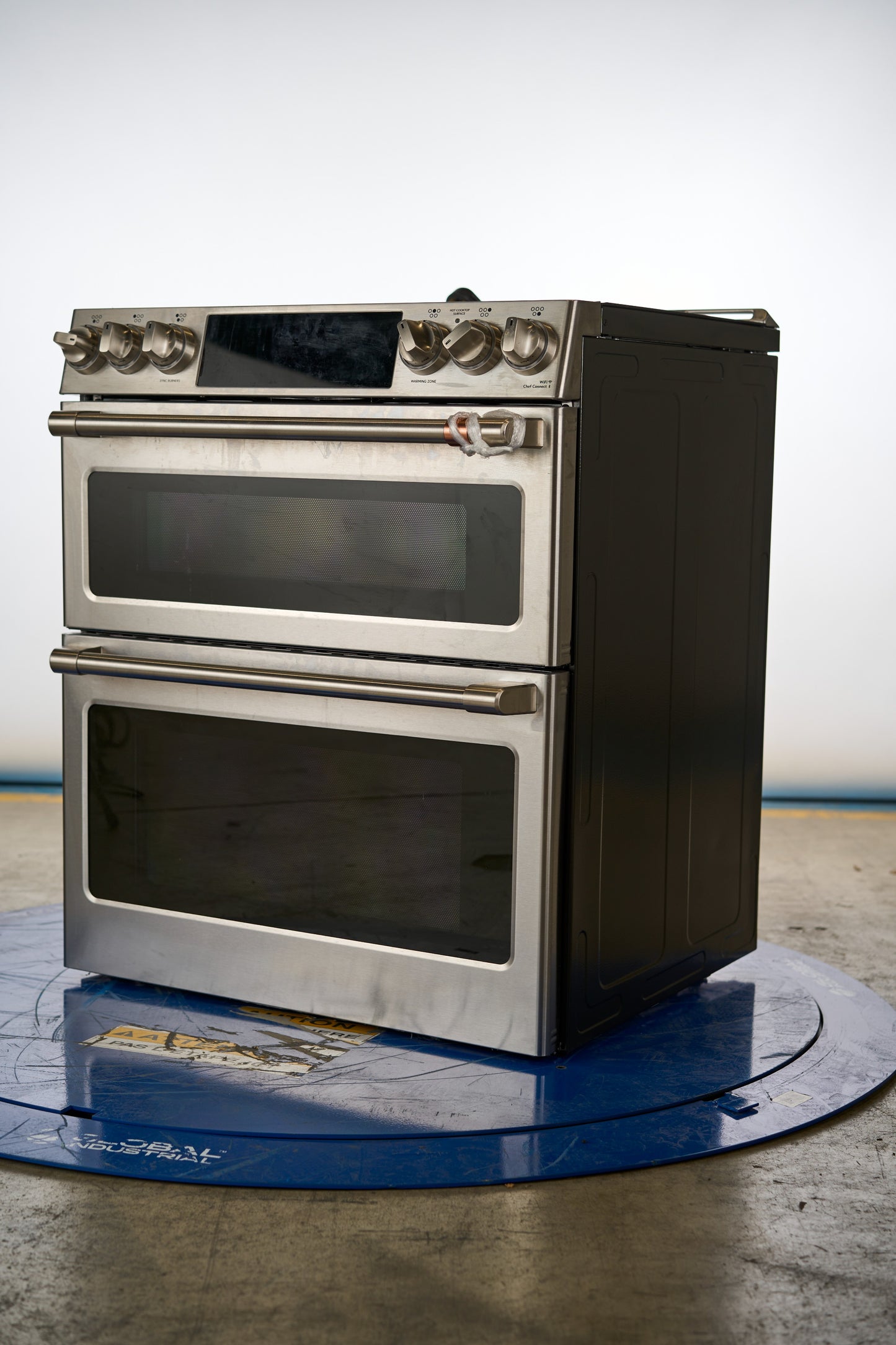 Café™ 30" Slide-In Front Control Induction and Convection Double Oven Range Stainless Steel - CCHS950P2MS1