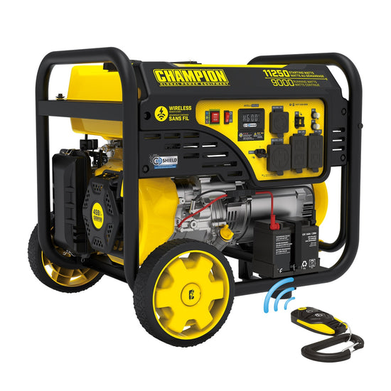 Champion 9,000 Watt Gas Portable Generator with Remote - 201218