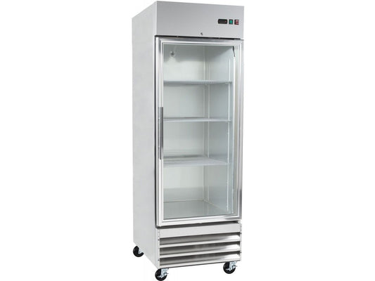 EURODIB 23 CU FT. REACH-IN GLASS DOOR REFRIGERATOR - CFD-1RRG-E-HC