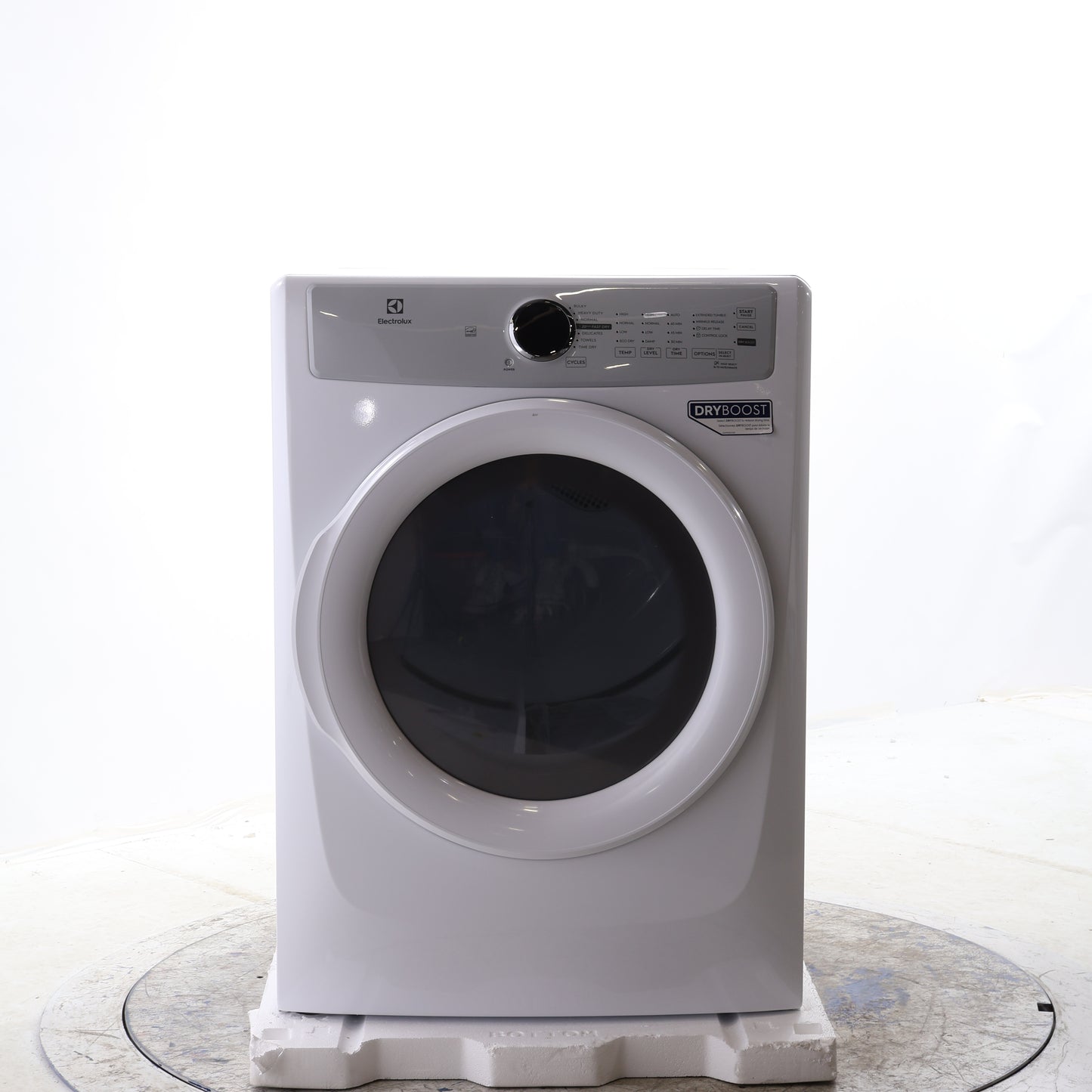 ELECTROLUX 8.0 CU FT. WHITE ELECTRIC FRONT LOAD DRYER - ELFE733CAW