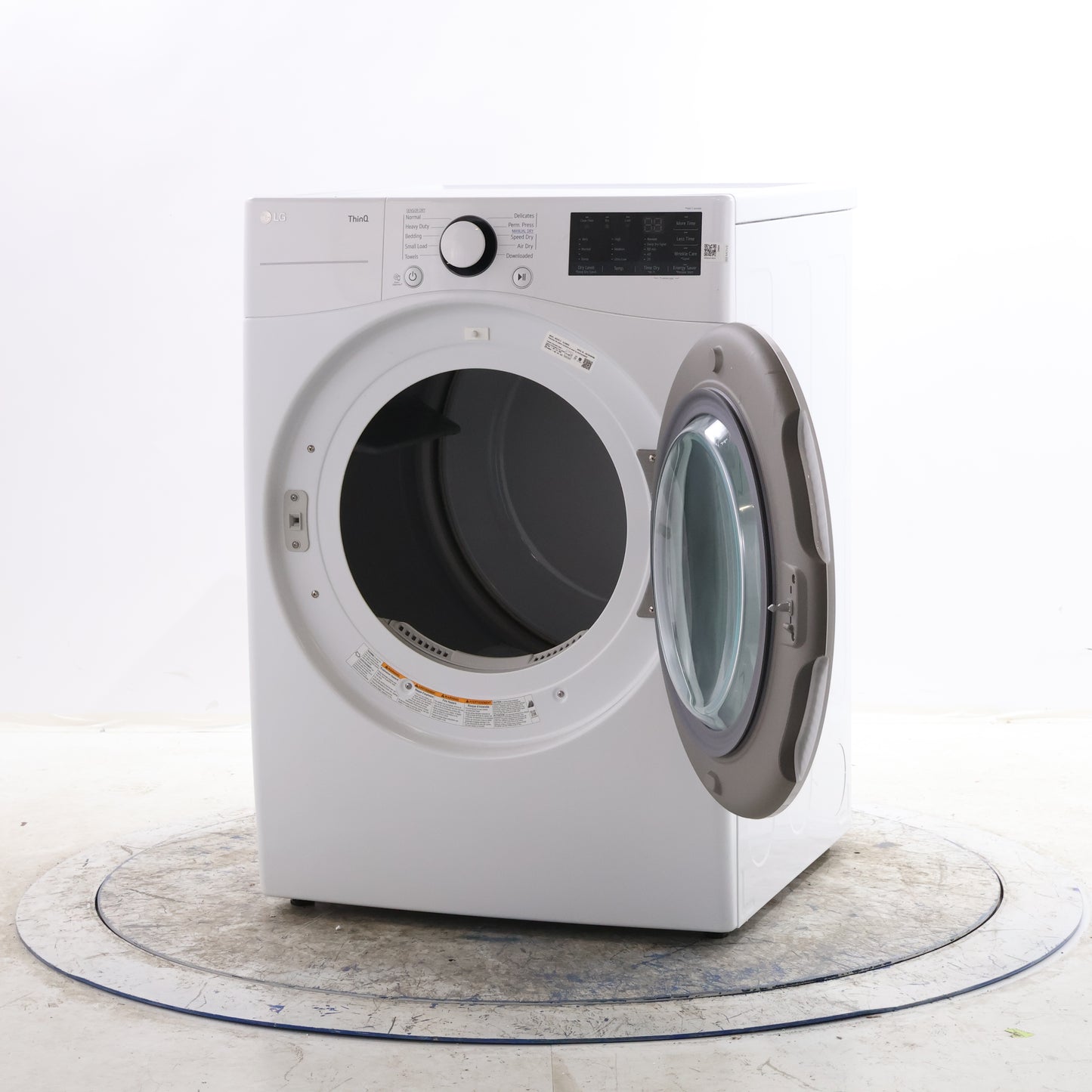 LG 7.4 CU. FT. WHITE ELECTRIC DRYER WITH BUILT-IN AI WITH THINQ TECHNOLOGY AND WI-FI  - DLE3600W