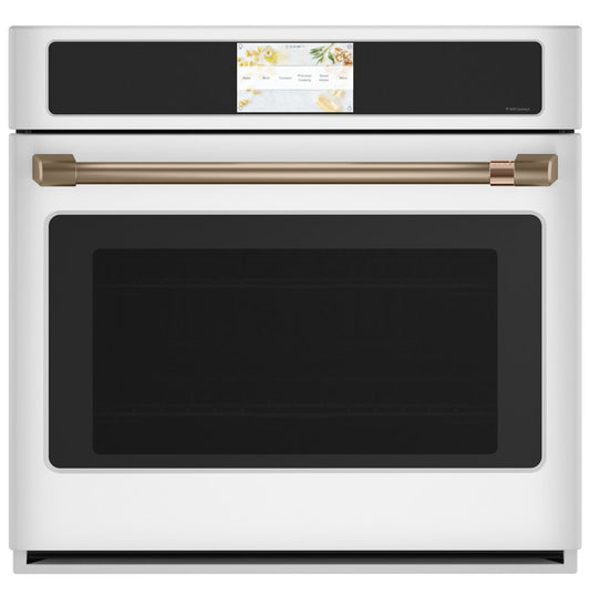 Cafe 30 Inch Single Convection Smart Electric Wall Oven with 5 Cu. Ft. Oven Capacity - CTS90DP4N2W2