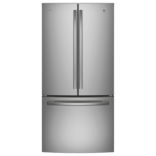 GE Appliances GE Profile 33 in. 24.5 cu.ft. Bottom Freezer Refrigerator - PNE25NYRKFS