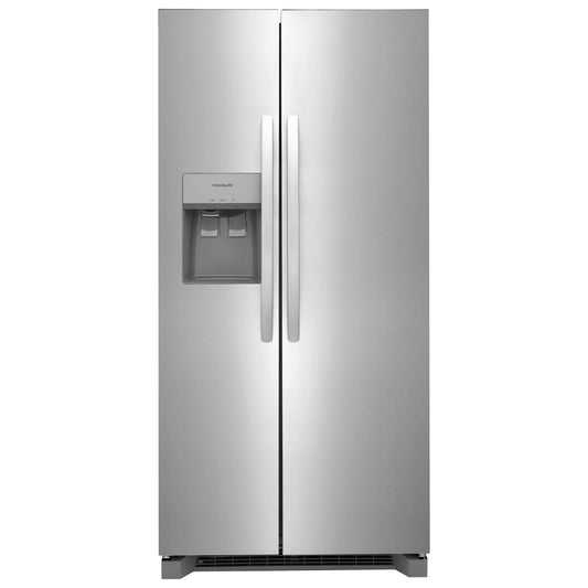 FRIGIDAIRE 33 IN 22.3 CU FT. SIDE-BY-SIDE REFRIGERATOR WITH FRESH STORAGE CRISPERS - FRSS2323AS