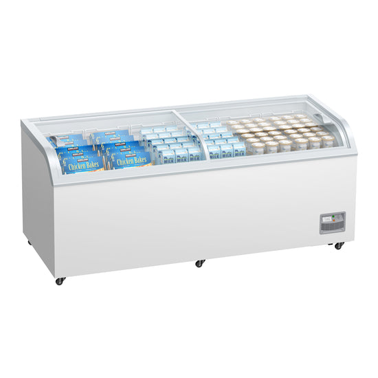 Hisense Commercial Convertible Freezer/Refrigerator, Sliding Glass Doors - HICFC-700