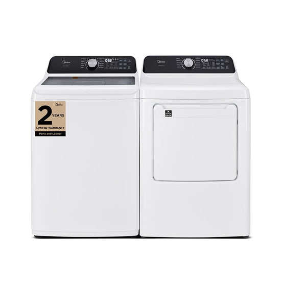 Midea Electric Dryer, 7.0 cu. ft., 27 Inch - MLTE52M2BWW