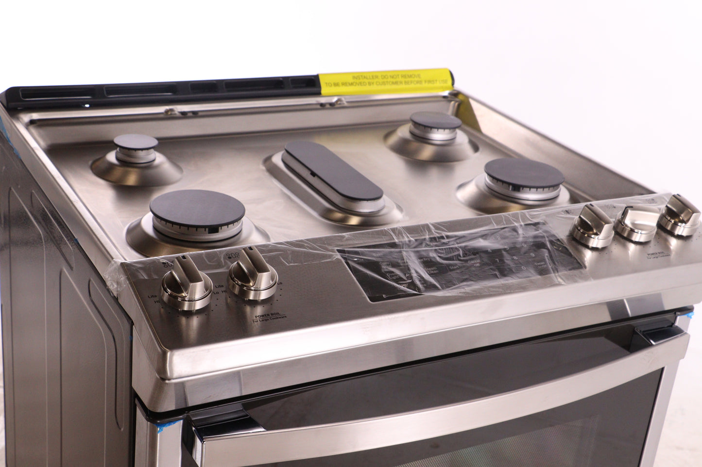 GE 30" Slide-In Convection Gas Range with No Preheat Air Fry in Stainless Steel - JCGS760SPSS