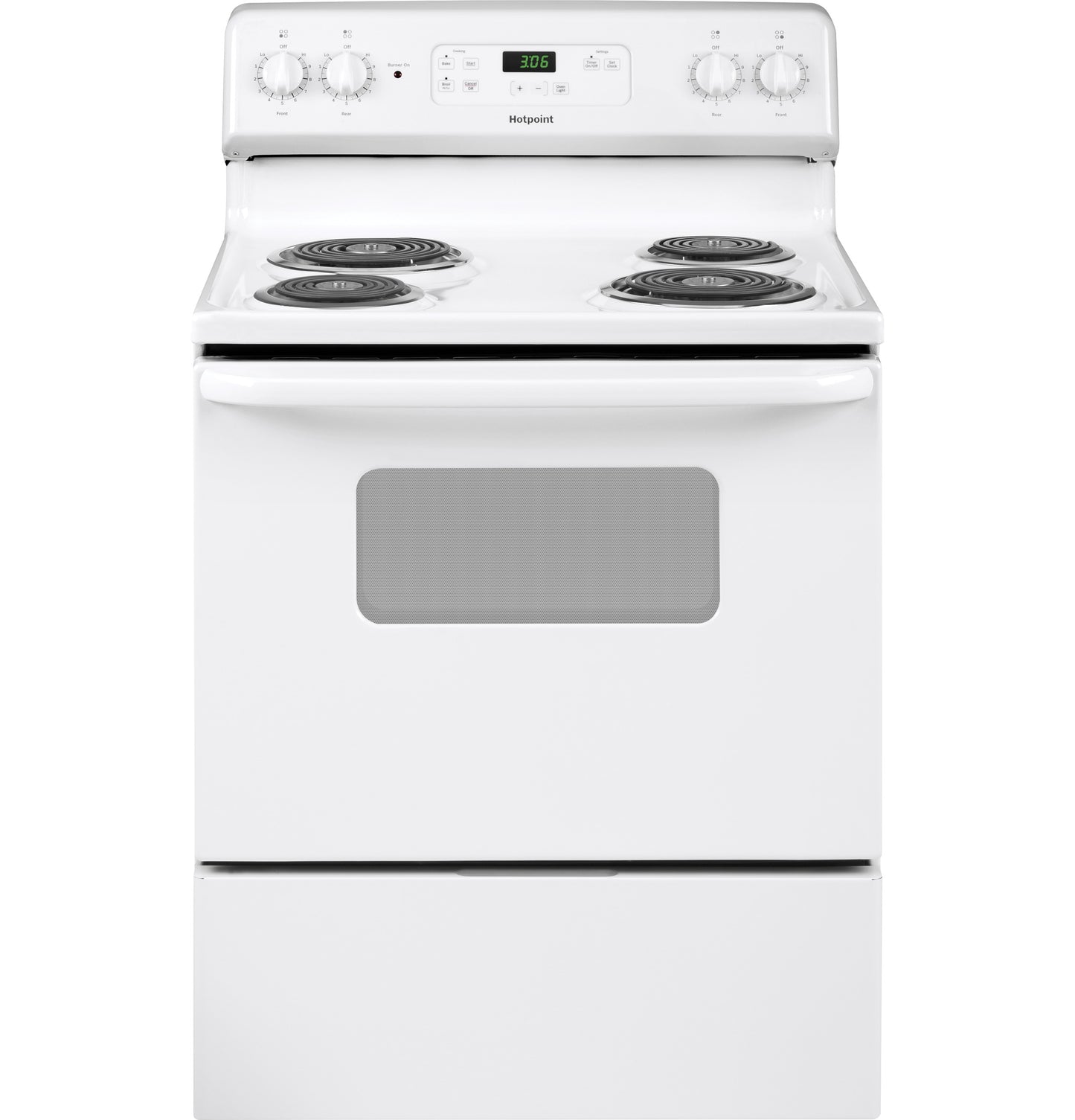 HOTPOINT 30" FREE-STANDING STANDARD CLEAN ELECTRIC RANGE - RBS360DMWW