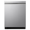 LG 24 Inch Top Control Dishwasher with TrueSteam and QuadWash, Stainless Steel - LDP6810SS