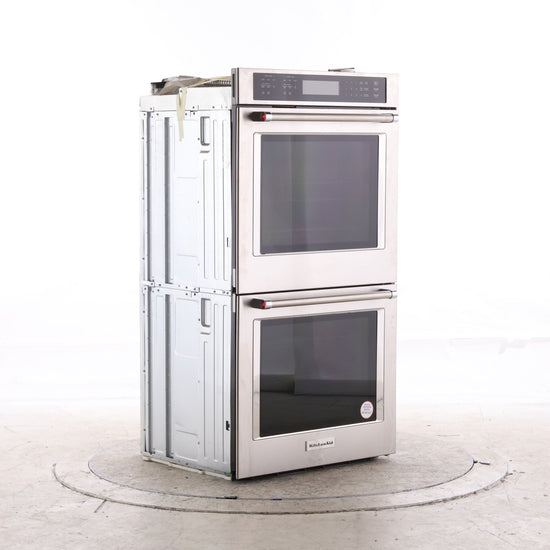 KitchenAid 27 Inch Double Wall Oven with Air Fry Mode - KOED527PBS