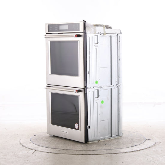 KitchenAid 27 Inch Double Wall Oven with Air Fry Mode - KOED527PBS