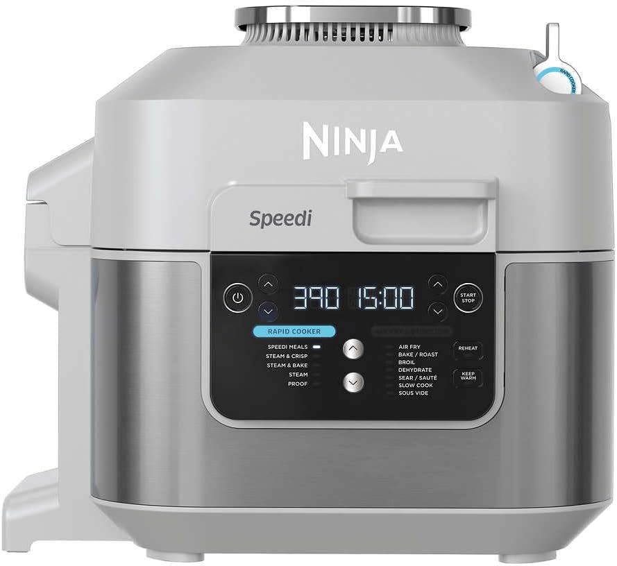 Ninja Speedi Rapid Cooker & Air Fryer 12-in-1 Functions Light Gray - SF303CCO