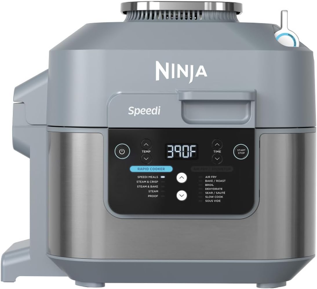 Ninja Speedi Rapid Cooker & Air Fryer 12-in-1 Functions Light Gray - SF303CCO