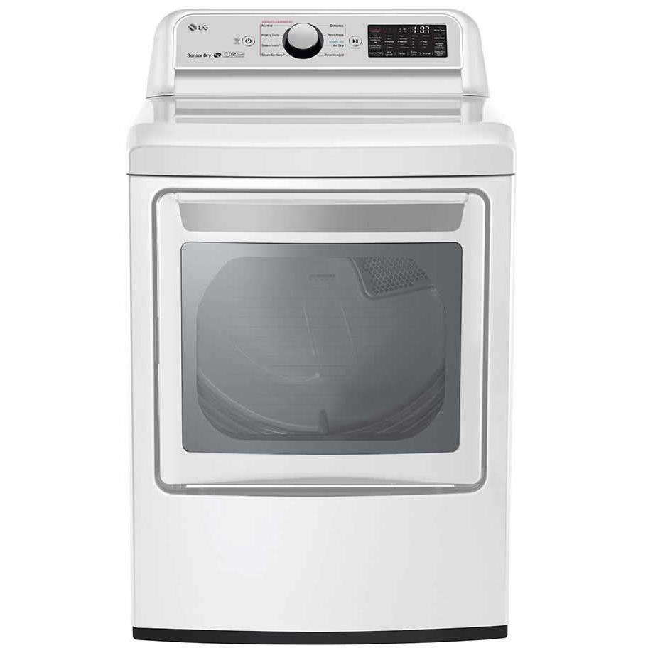 LG 7.3 cu.ft. Electric Dryer with TurboSteam Technology - DLEX7250W