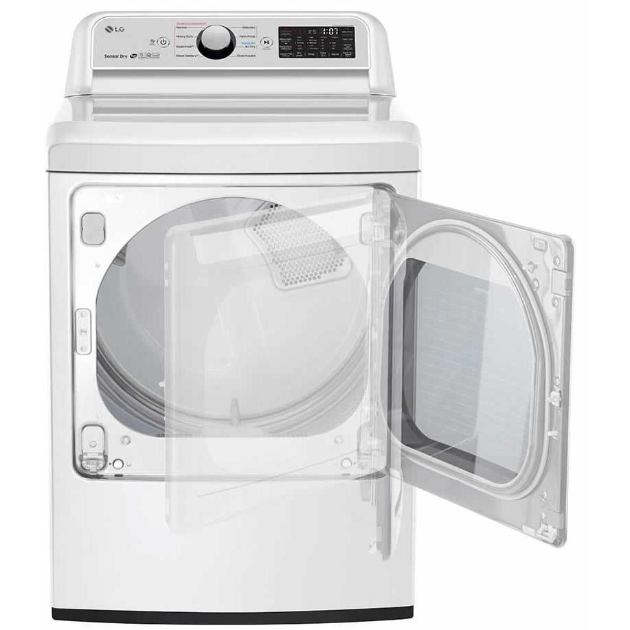 LG 7.3 cu.ft. Electric Dryer with TurboSteam Technology - DLEX7250W