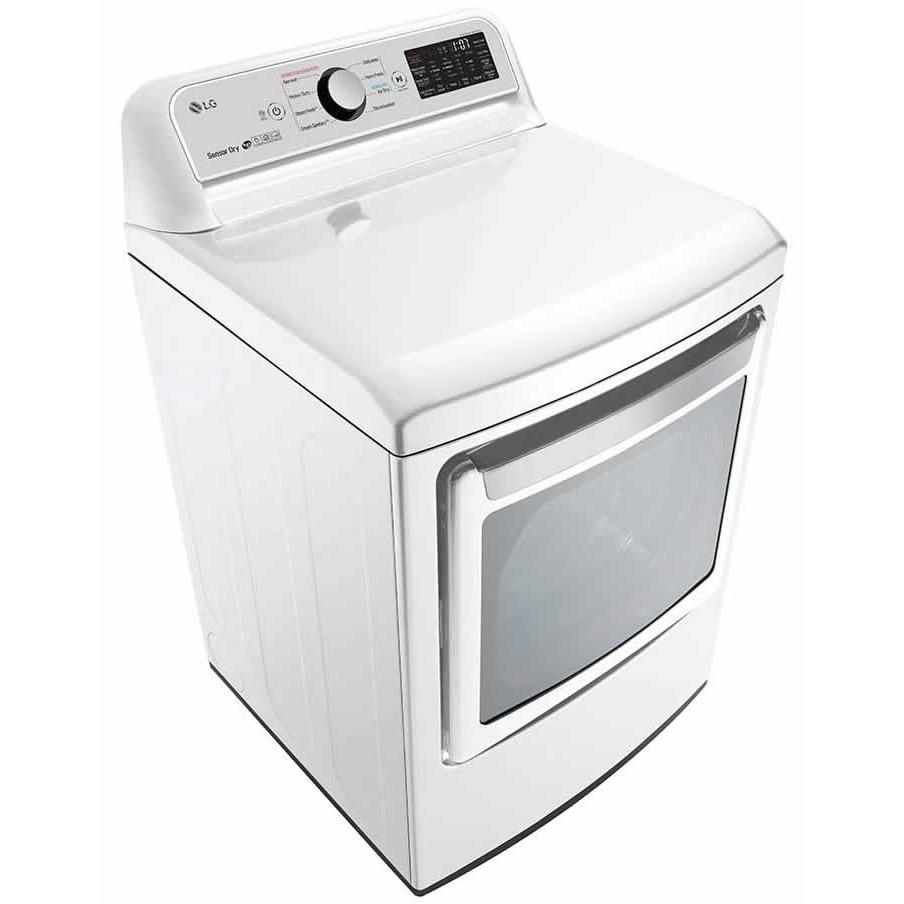 LG 7.3 cu.ft. Electric Dryer with TurboSteam Technology - DLEX7250W