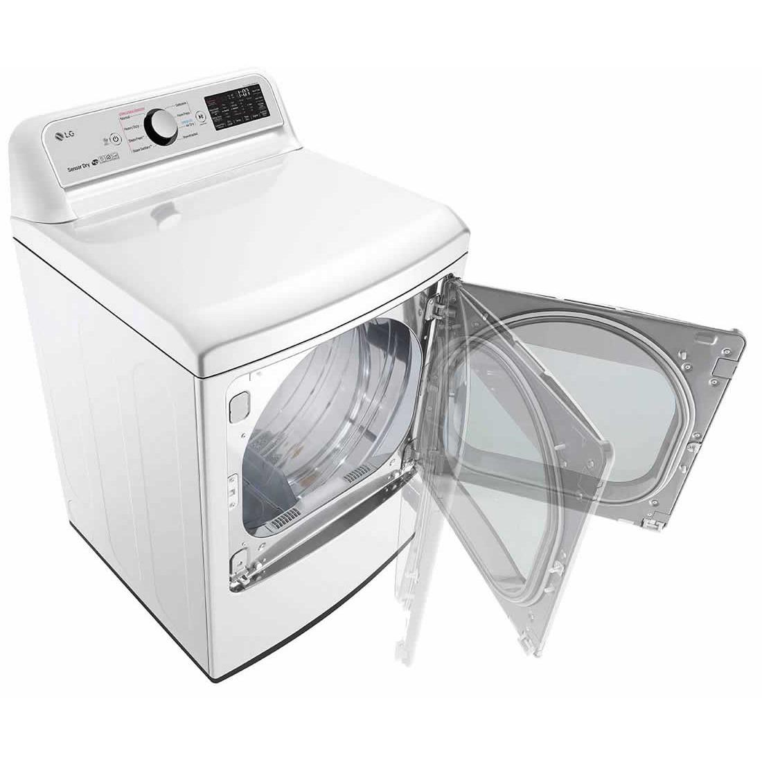 LG 7.3 cu.ft. Electric Dryer with TurboSteam Technology - DLEX7250W