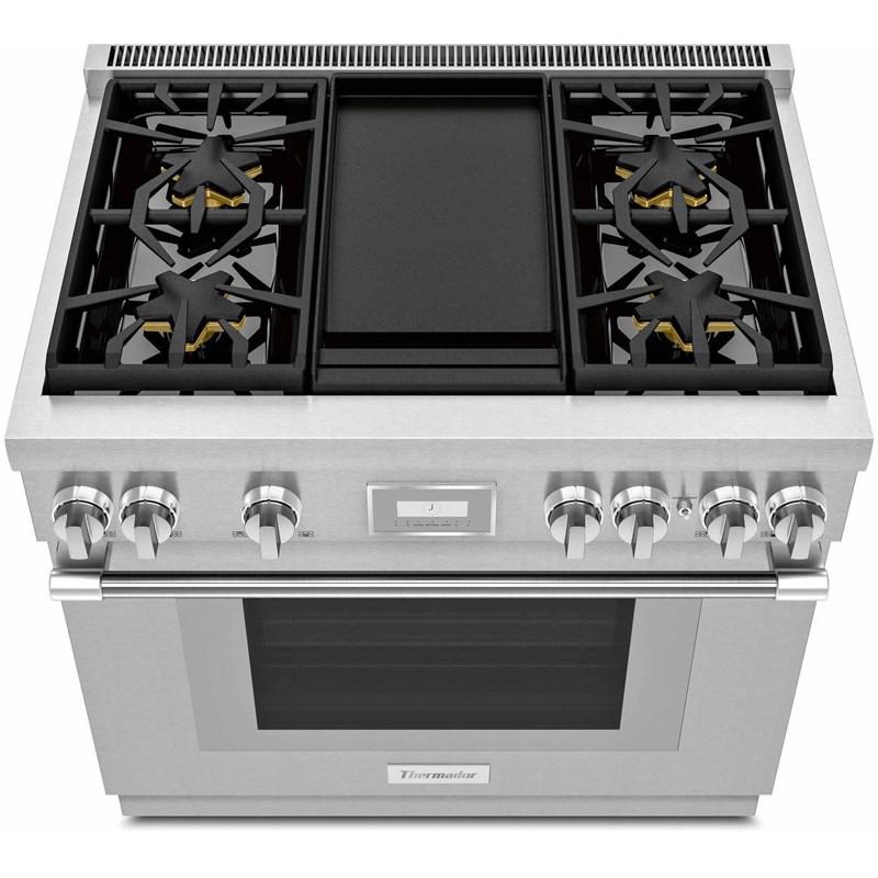 THERMADOR 36" DUAL FUEL RANGE - PRD364WDHC