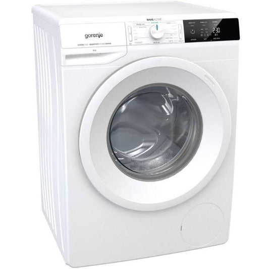 Gorenje Life Simplified 24-Inch Front Loading Washer in White - WEI843HP