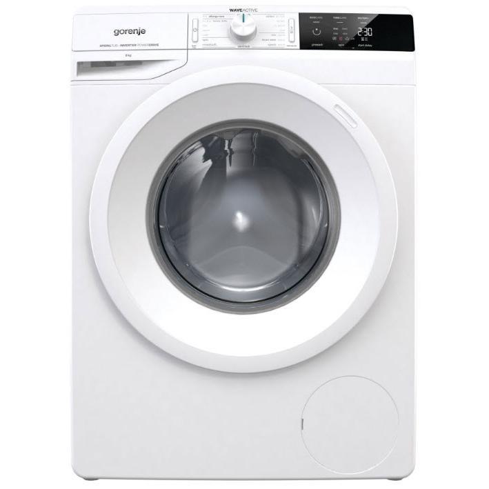 Gorenje Life Simplified 24-Inch Front Loading Washer in White - WEI843HP