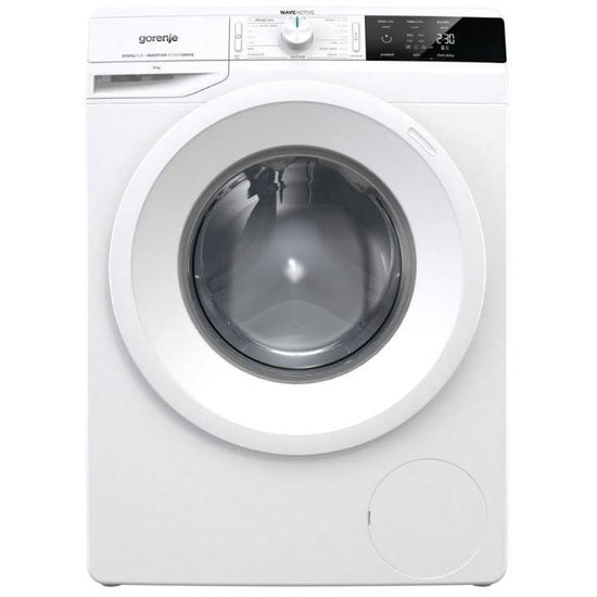Gorenje 24 Inch Front Load Washer, White - WEI843HP