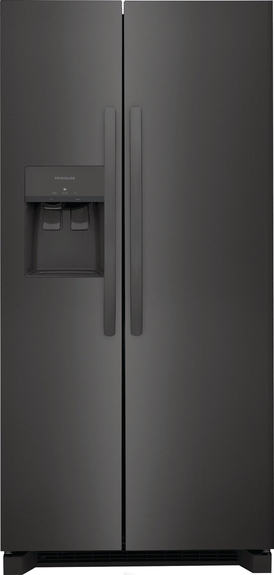 Frigidaire 22.3 Cu. Ft. Side-by-Side Refrigerator, Black Stainless Steel - FRSS2323AD