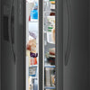 Frigidaire 22.3 Cu. Ft. Side-by-Side Refrigerator, Black Stainless Steel - FRSS2323AD