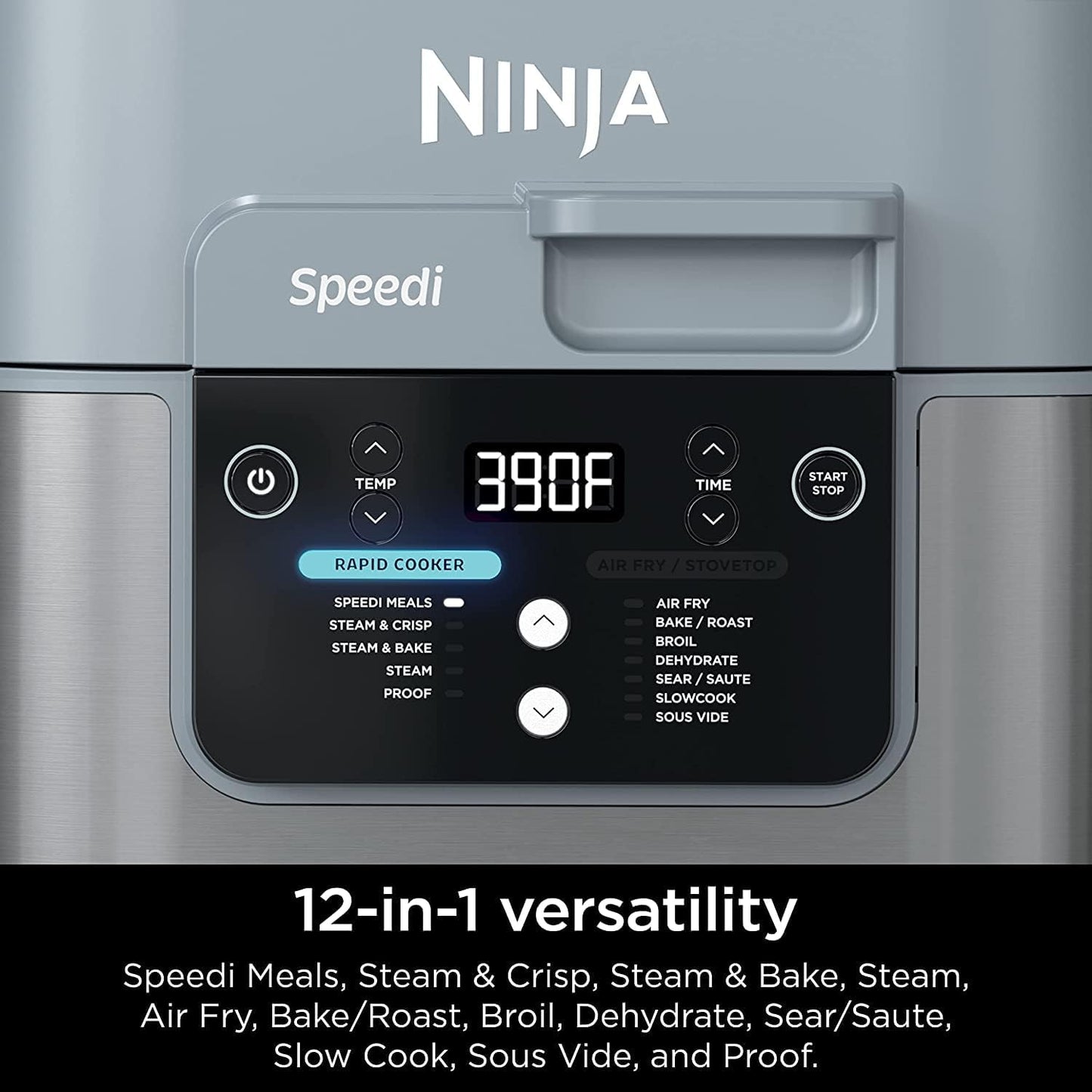 Ninja Speedi Rapid Cooker & Air Fryer 12-in-1 Functions Light Gray - SF303CCO