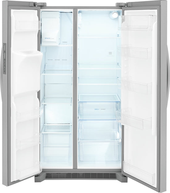 Frigidaire 36 Inch Counter-Depth Side-by-Side Refrigerator 22.3 cu. ft., Stainless Steel - FRSC2333AS