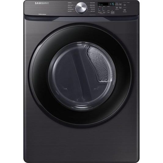 SAMSUNG 7.5 CU.FT ELECTRIC DRYER, BLACK STAINLESS - DVE45T6005V/AC