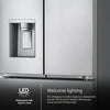 LG 36 Inch French Door Refrigerator with 31 cu. ft. Capacity, Stainless Steel - LRYXS3106S