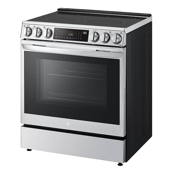 LG 30 Inch Smart Slide-In Electric Range with True Convection & Air Fry - LSEL6330YE