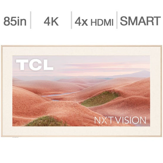 TCL 85 Inch NXTVISION 4K QLED Smart TV with Google TV - 85A300W