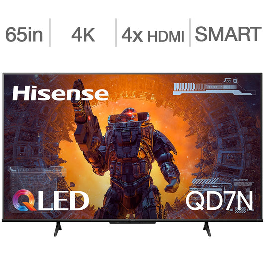 Hisense 65 Inch QD7N Series 4K QLED TV - 65QD7N