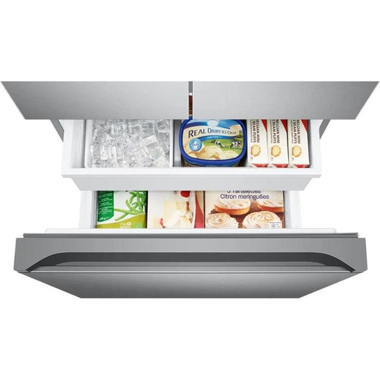 Samsung 33 Inch Counter-Depth French-Door Refrigerator, Stainless Steel - RF18A5101SR/AA