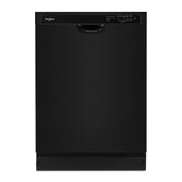 Whirlpool 24 Inch Front Control Built-In Dishwasher, Black - WDF341PAPB
