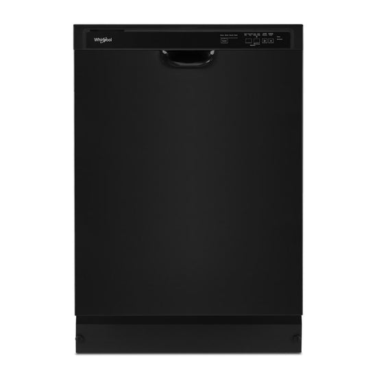 Whirlpool 24 Inch Front Control Built-in Dishwasher, Black - WDF341PAPB