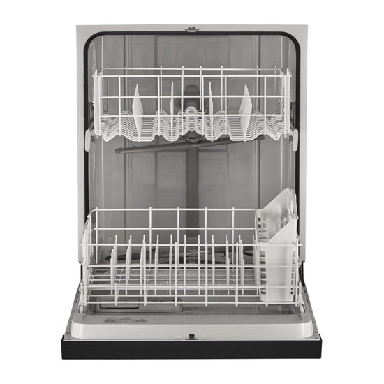 Whirlpool 24 Inch Front Control Built-in Dishwasher, Black - WDF341PAPB