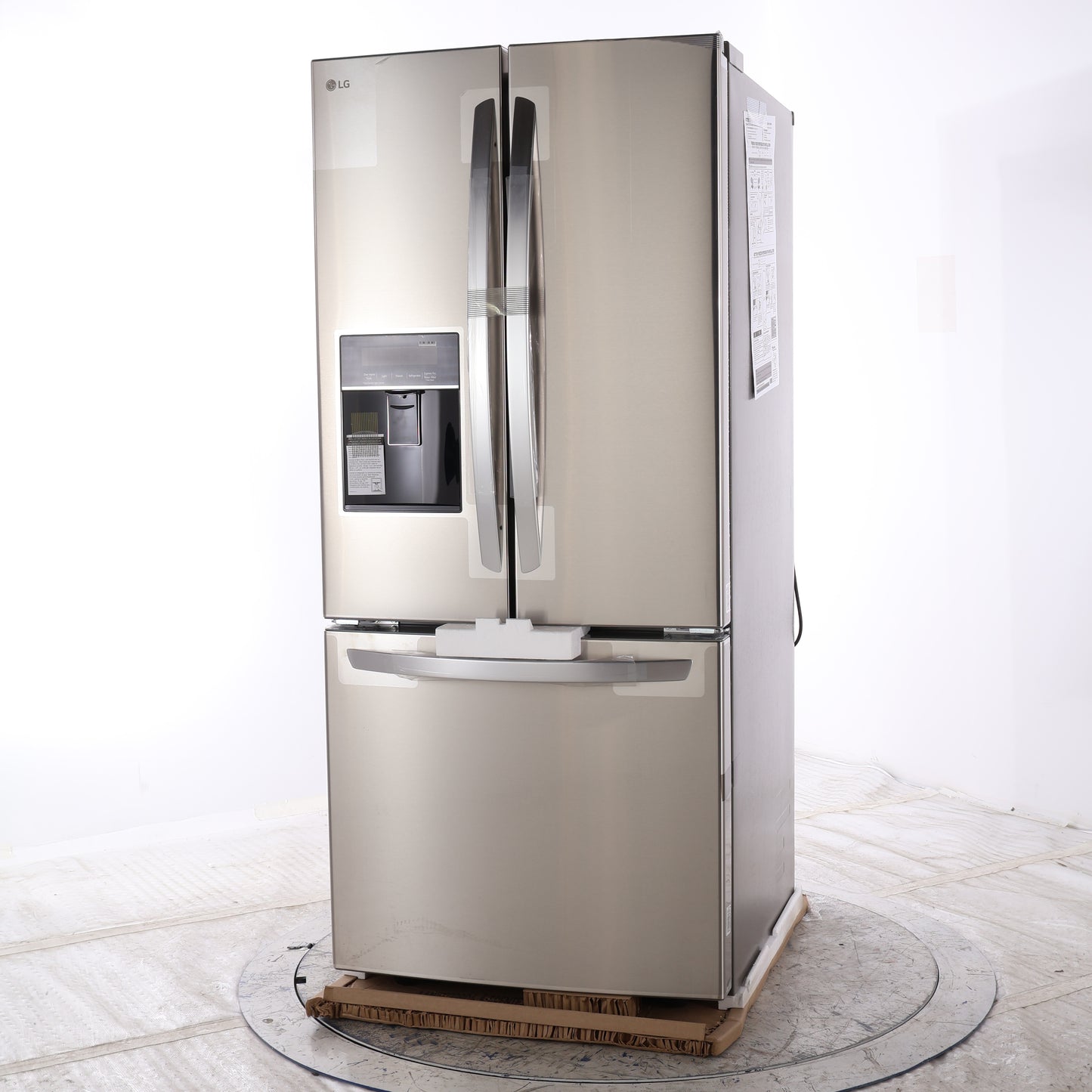 LG 30 INCH 22 CU. FT. STAINLESS STEEL FRENCH DOOR REFRIGERATOR - LCFS22EXS