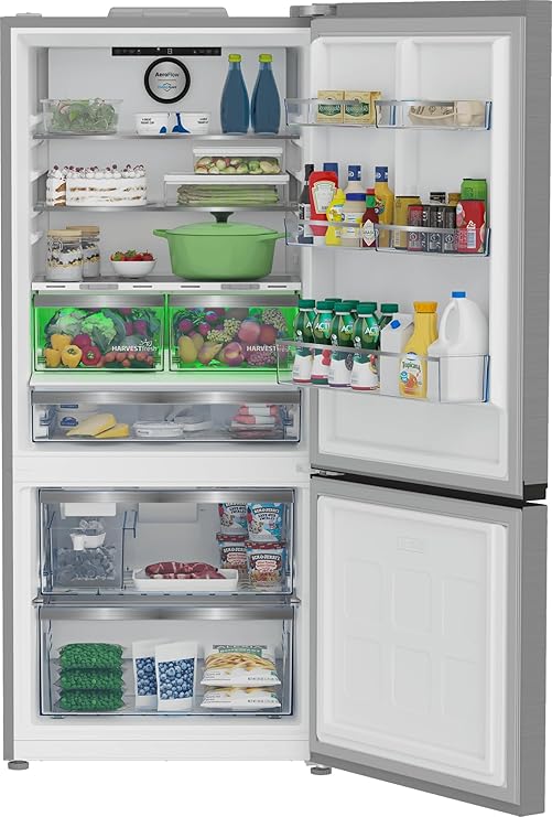 Beko 30 Inch Bottom Freezer Refrigerator - BFBF30116SSIM-BEKO