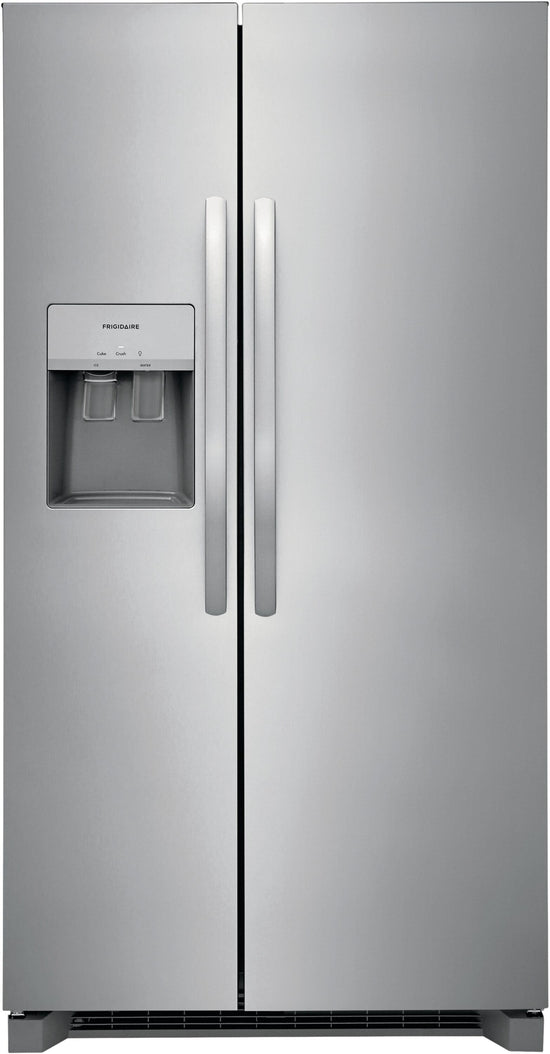 Frigidaire 36 Inch Side-by-Side Refrigerator with 25.6 Cu. Ft. Capacity, Stainless Steel - FRSS26L3AF